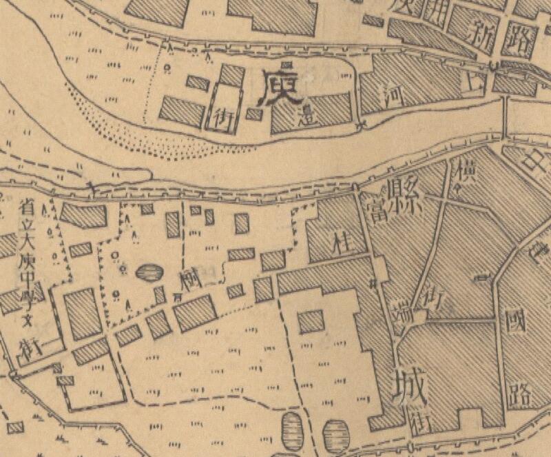 1947年江西《大庾县城厢图》预览图3