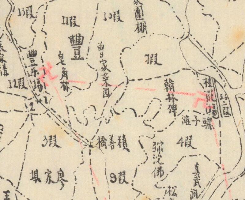 1939年四川《崇宁县分段全图》预览图3