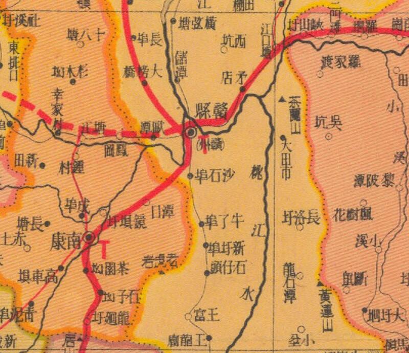 1938年《江西省明细地图》预览图3