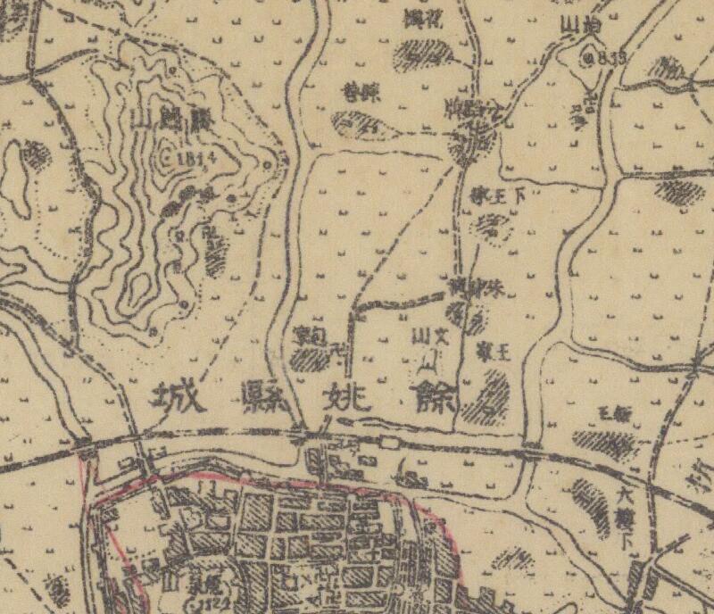 1932年《浙江省地形图》五万分一预览图4