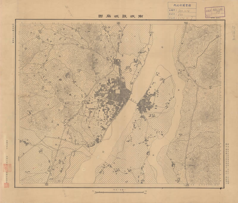 1947年江西《南城县城厢图》预览图