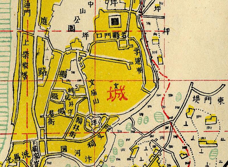 1947年《岳阳县城地籍一览图》预览图1