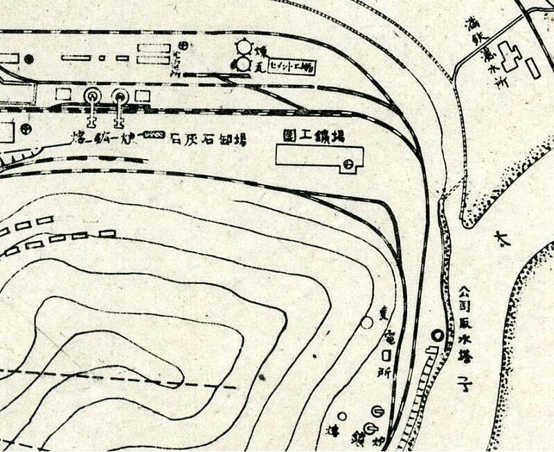 抗战时期《本溪湖市街图》预览图1
