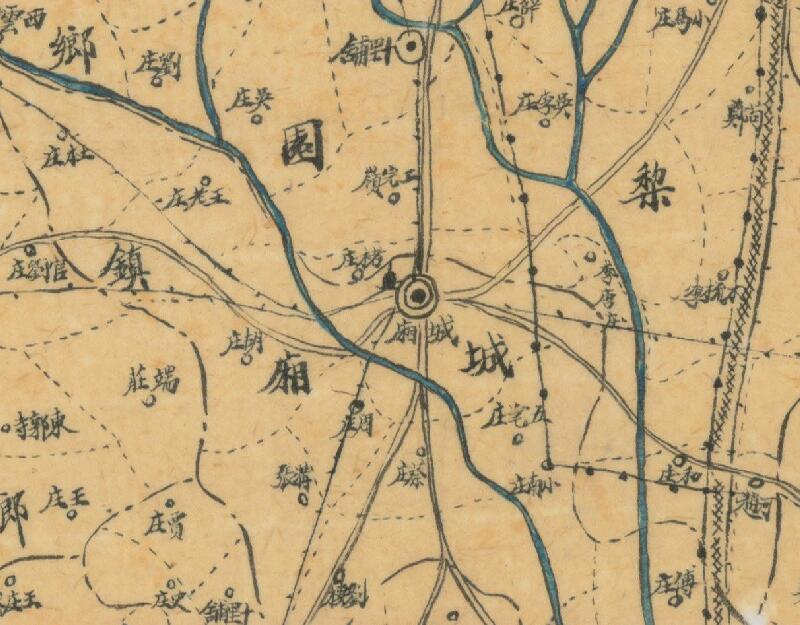 1942年《河南省新郑县图》预览图1