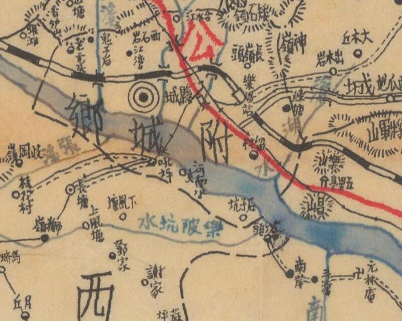 1941年《广东省乐昌县图》预览图1