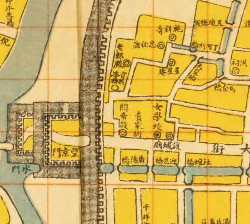 1914年《最新宁波城厢图》预览图1