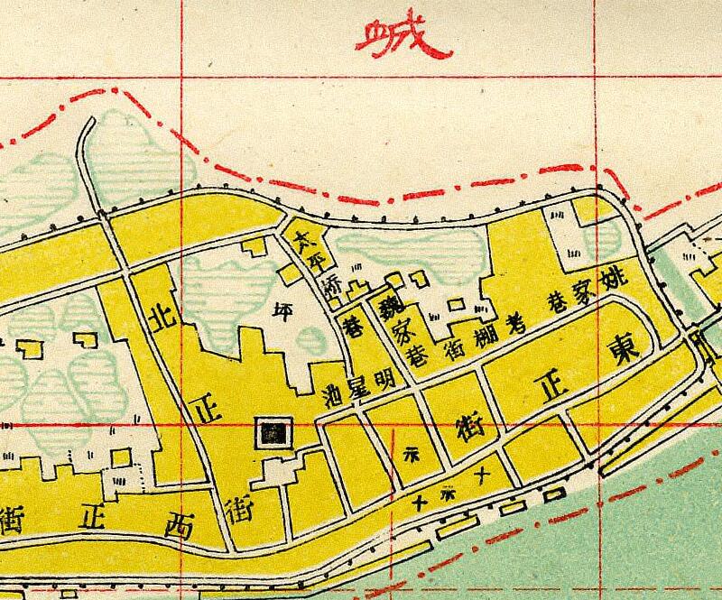 1947年《益阳县城地籍一览图》预览图1