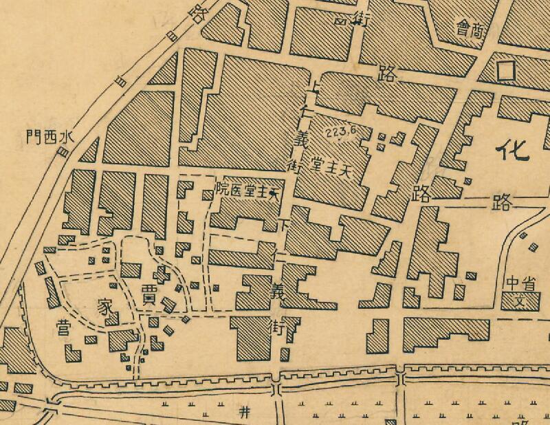 1947年湖北《光化县老河口城市图》预览图2
