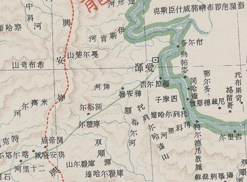 1905年《黑龙江省》地图预览图2