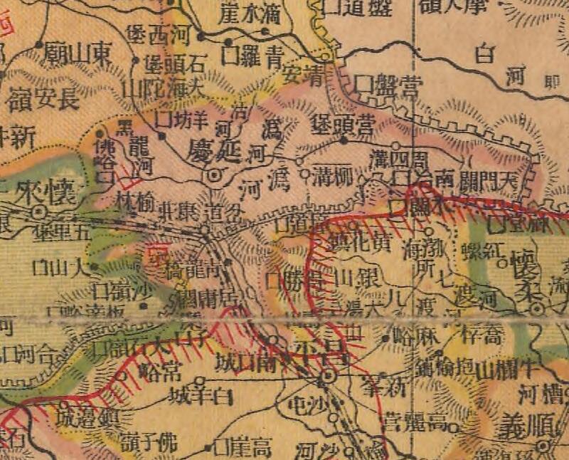 民国时期《京兆直隶分县新图》预览图2