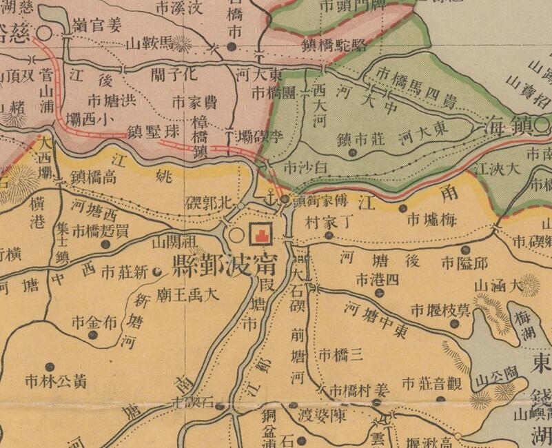 1910年《宁波府全图》预览图2
