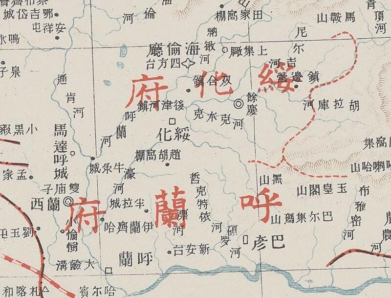 1905年《黑龙江省》地图预览图3