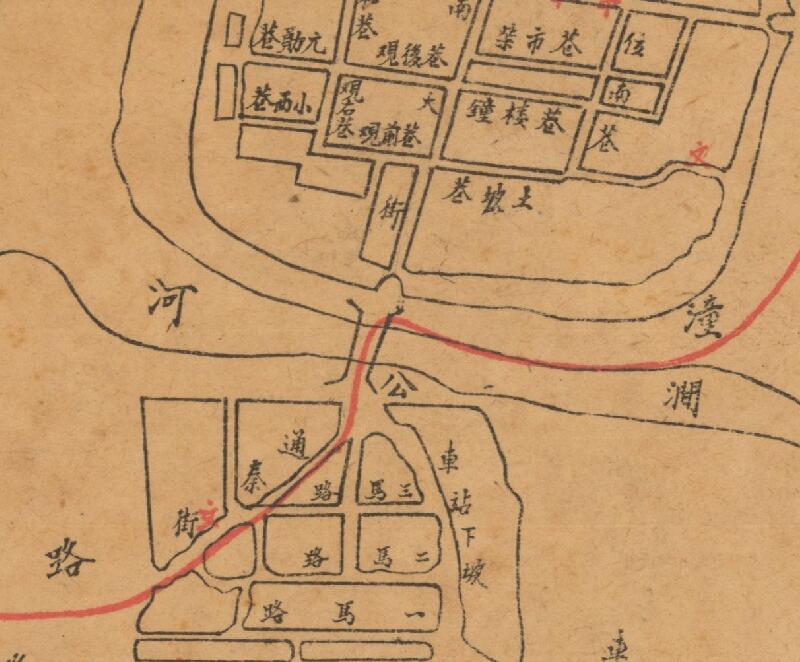 1948年《河南省陕县县图》预览图3