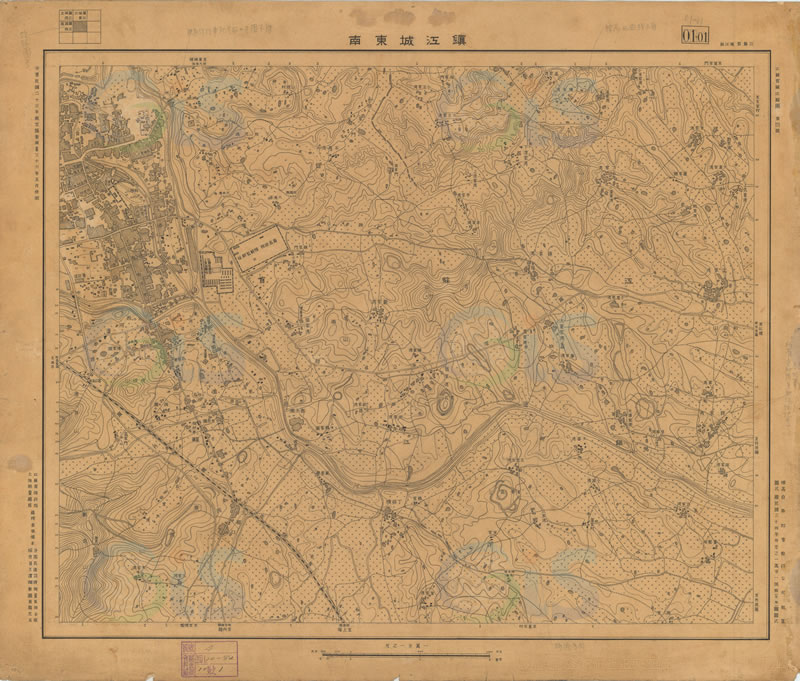 1947年《镇江城市图》预览图3