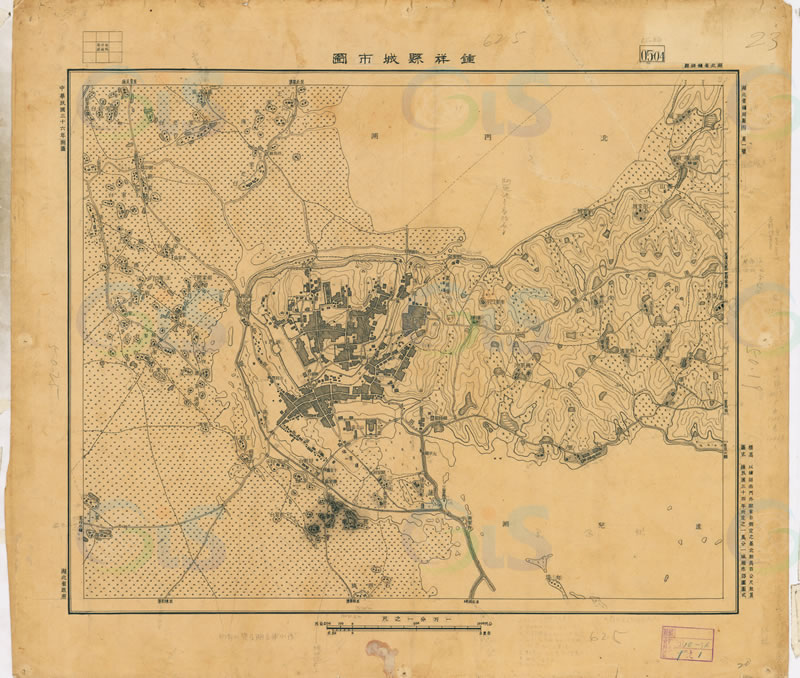 1947年湖北《钟祥县城市图》预览图