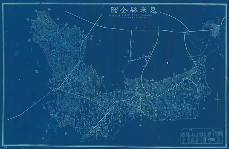 1942年广东《惠来县全图》预览图