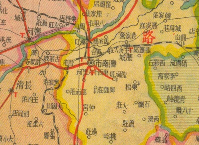 1938年《山东省明细地图》预览图1