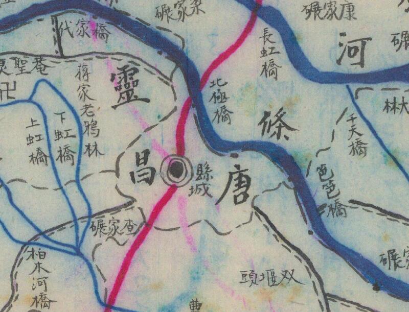 1941年四川《崇宁县图》预览图1