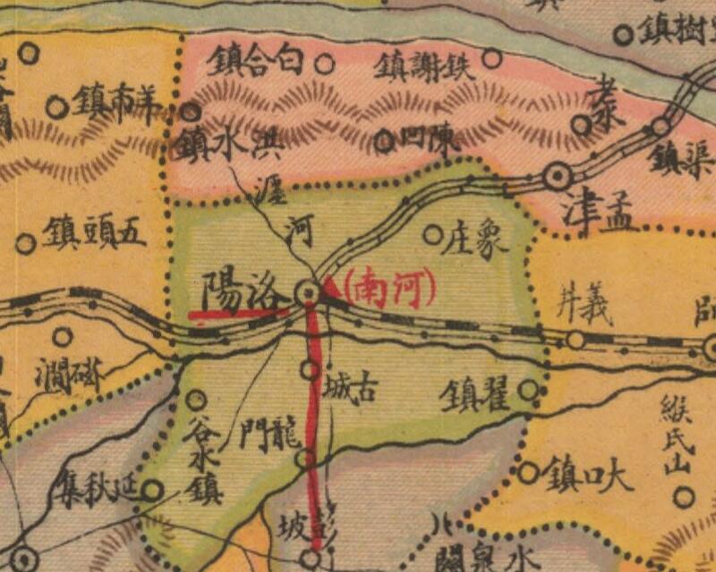 民国《河南明细地图》预览图1