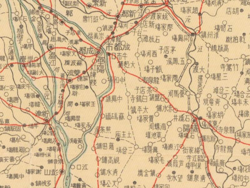 1940年《川康明细地图》预览图1