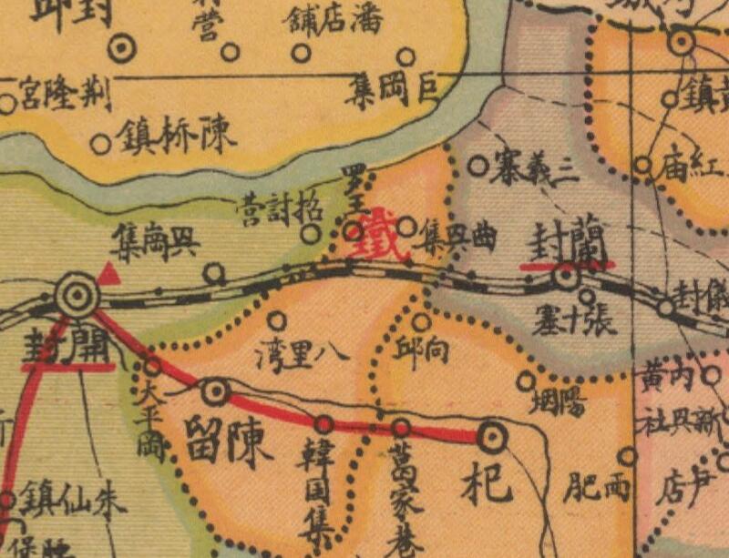 民国《河南明细地图》预览图2