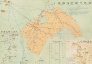 1982年《成都市旅游交通图》缩略图