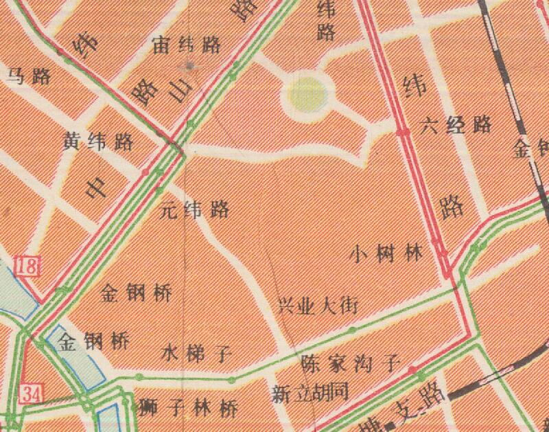 1981年《天津交通图》预览图2