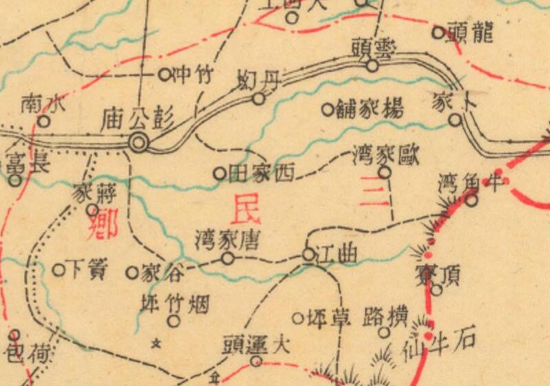 1940年湖南《资兴县图》预览图1