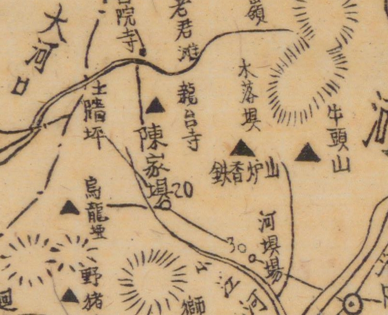 1944年四川《通江县图》预览图3