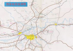 1985年《西安旅游图》缩略图
