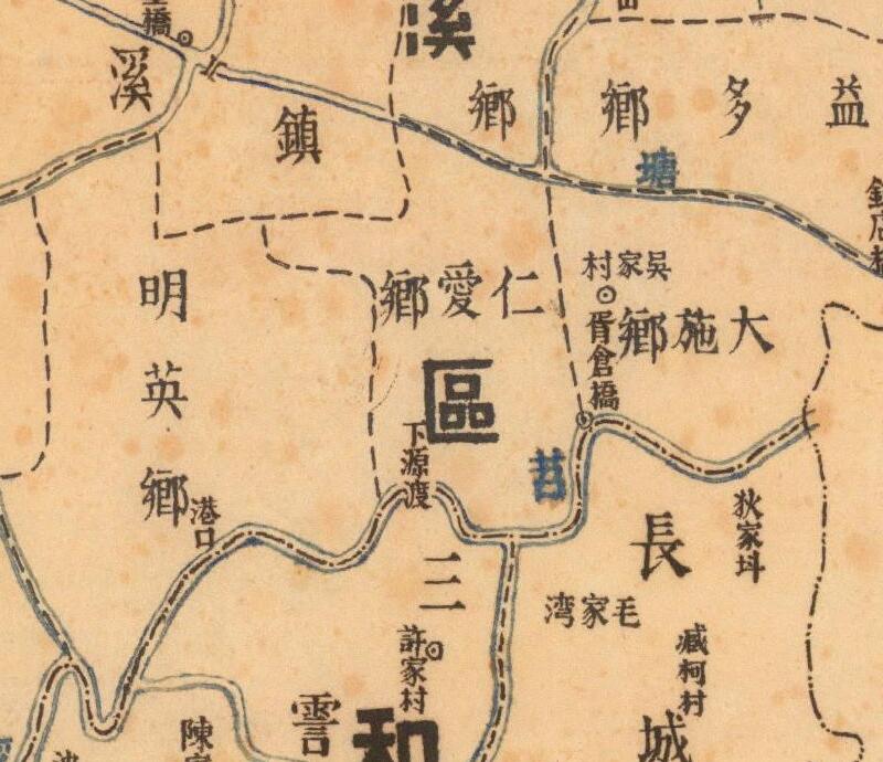 1941年《浙江省长兴县图》预览图1