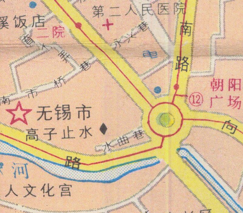 1987年《无锡旅游图》预览图2