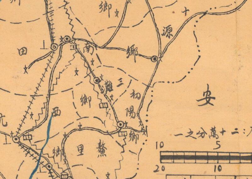 1941年《浙江省青田县图》预览图1