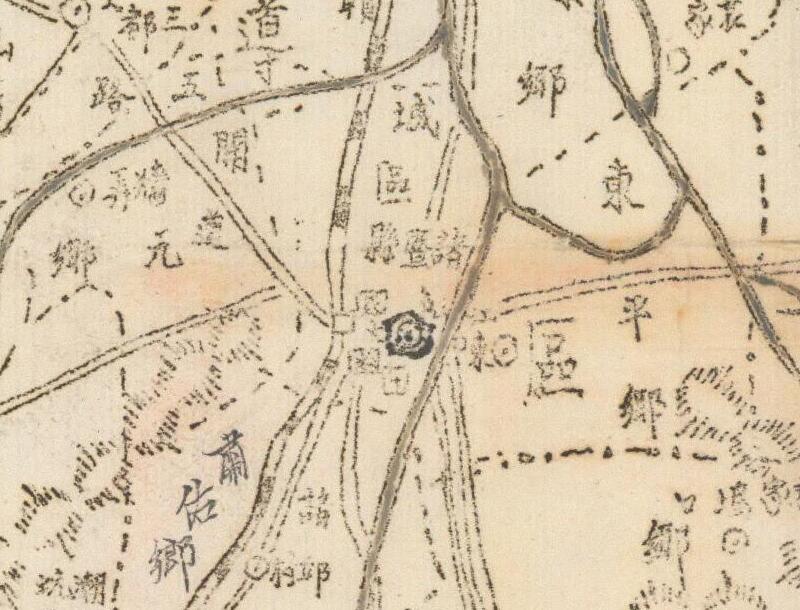 1942年《浙江省诸暨县图》预览图1