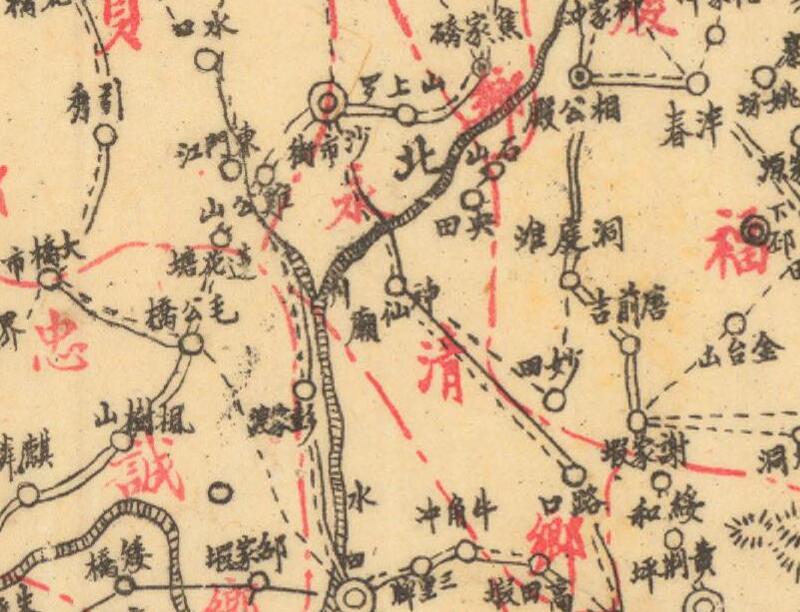 1942年湖南《浏阳县图》预览图2