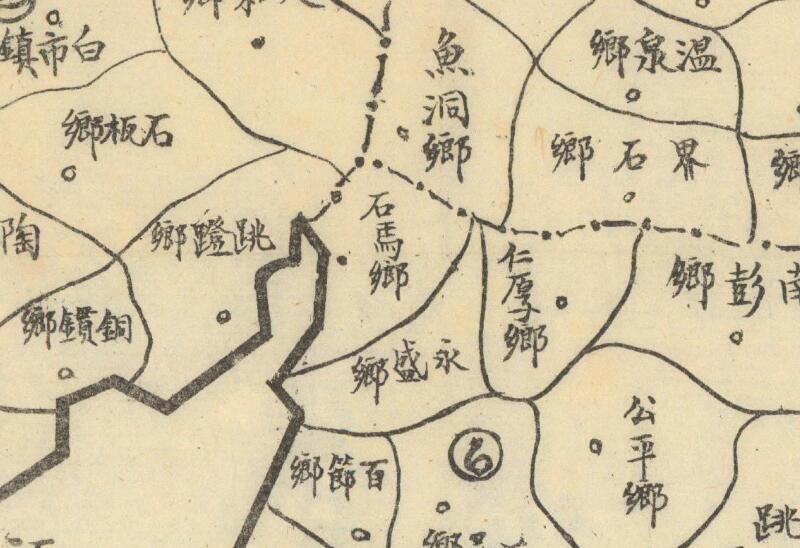 1940年《巴县各区乡镇略图》预览图2