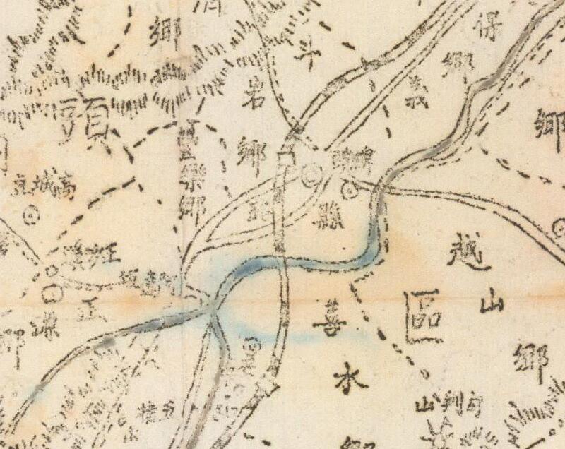 1942年《浙江省诸暨县图》预览图3