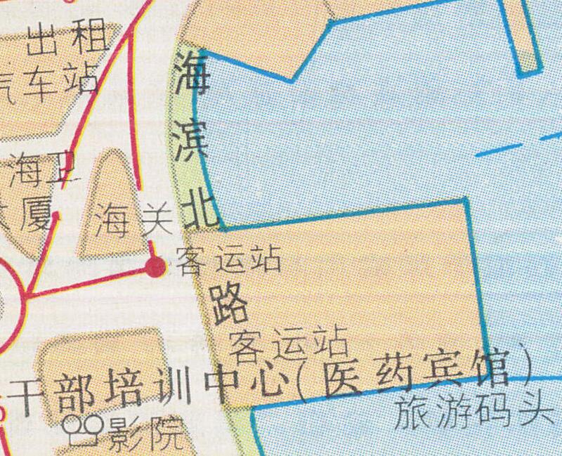 1993年《威海交通游览图》预览图2