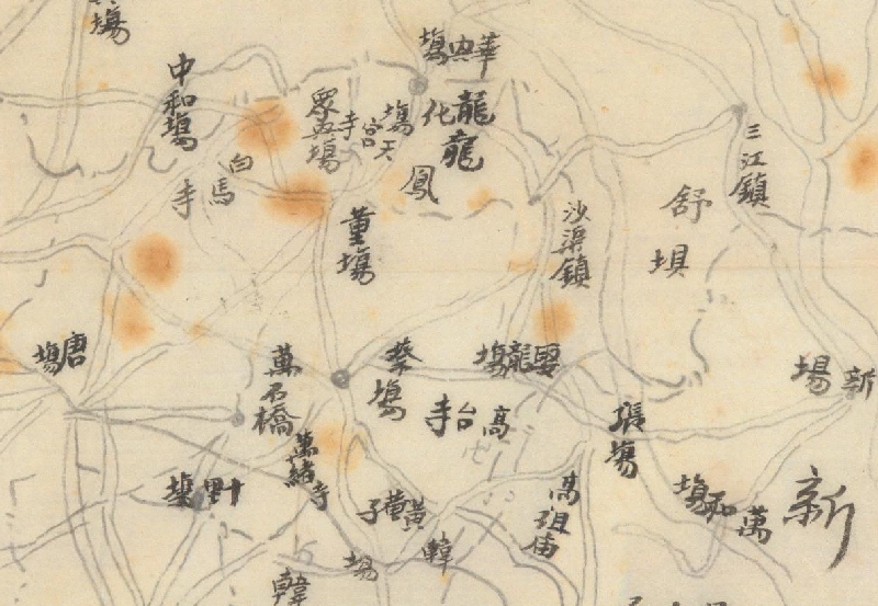 1941年《四川省大邑县图》预览图1