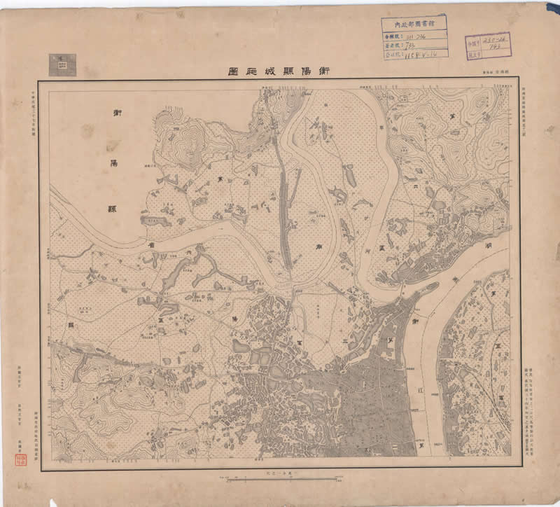 1948年《衡阳县城厢图》预览图1