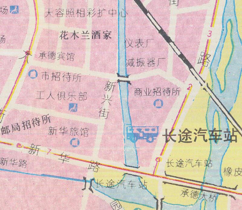 90年代初《承德旅游图》预览图3