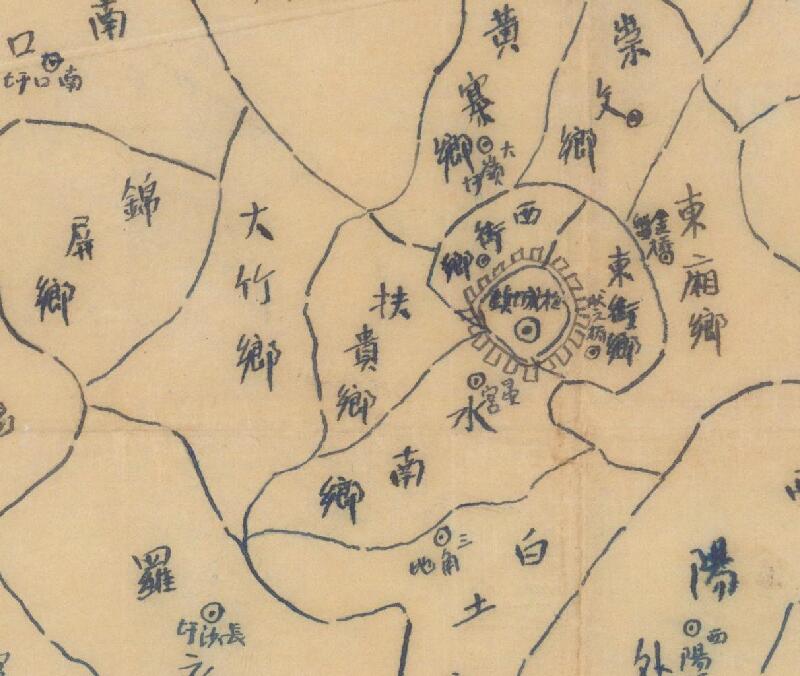 1943年广东《梅县县图》预览图1