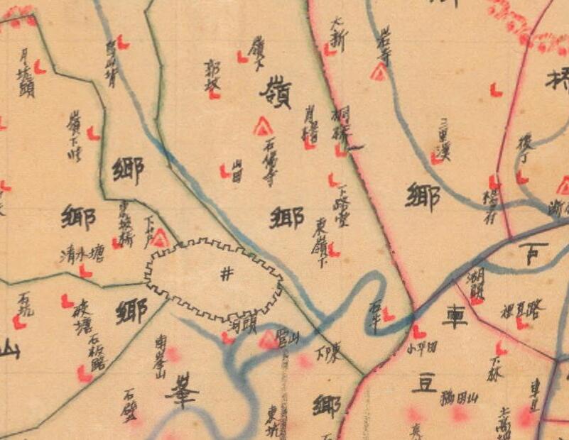 1944年《浙江省仙居县乡镇区域详图》预览图1