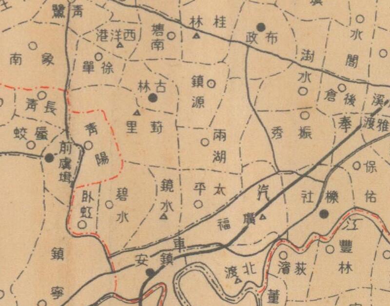 1930年《宁波市县区域各村里划分图》预览图2