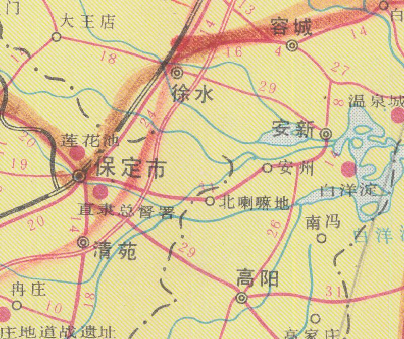 1993年《河北省交通旅游图》预览图2