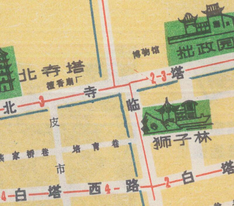 1980年《苏州市旅游图》预览图3
