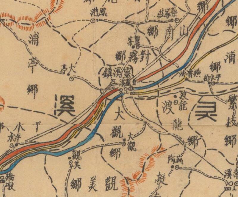 1943年《浙江省平阳县图》预览图2