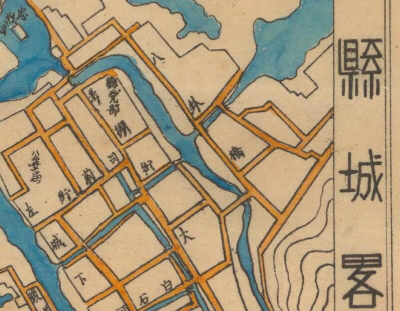 1943年《浙江省平阳县图》预览图3