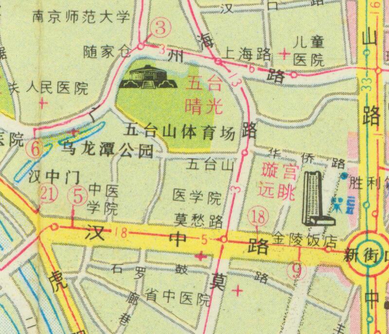 1988年《南京旅游图》预览图4