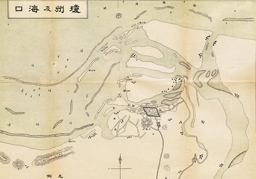 1918年《琼州及海口》地图